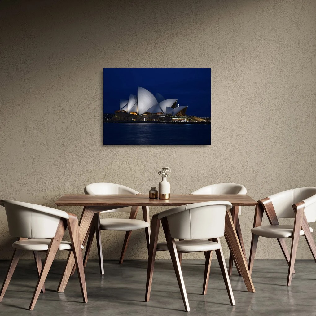 Obraz na szkle - Sydney w nocy (70x50 cm)