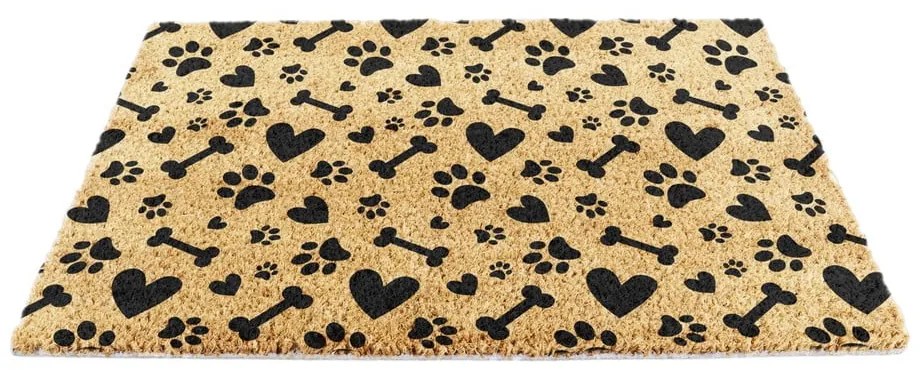 Wycieraczka z włókna kokosowego 40x60 cm Paws and Bones – Artsy Doormats