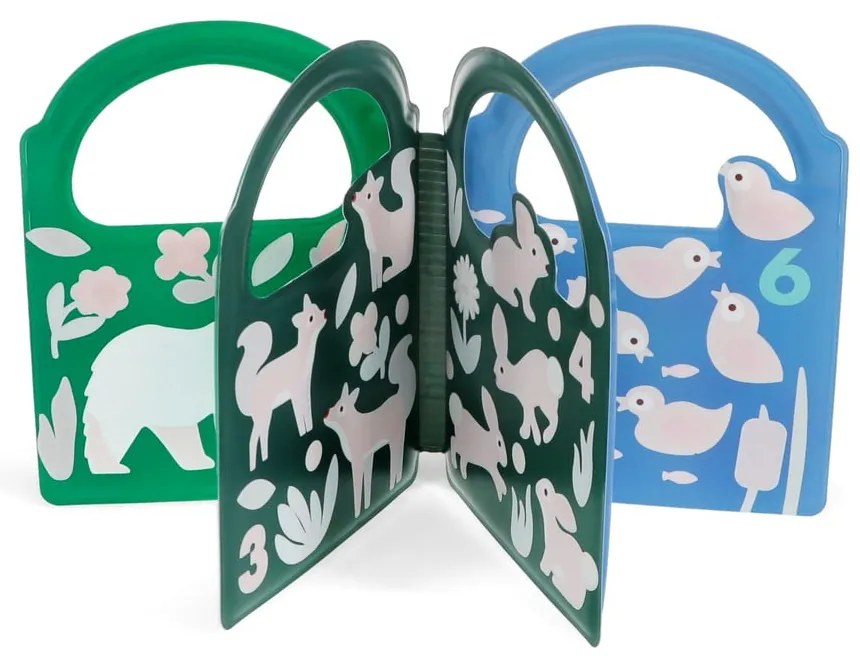 Zabawka interaktywna Colour changing bath book Woodland – Rex London