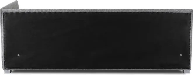 Łóżko Tapczan Młodzieżowe KARO 2 90x200 cm Narożne Szare