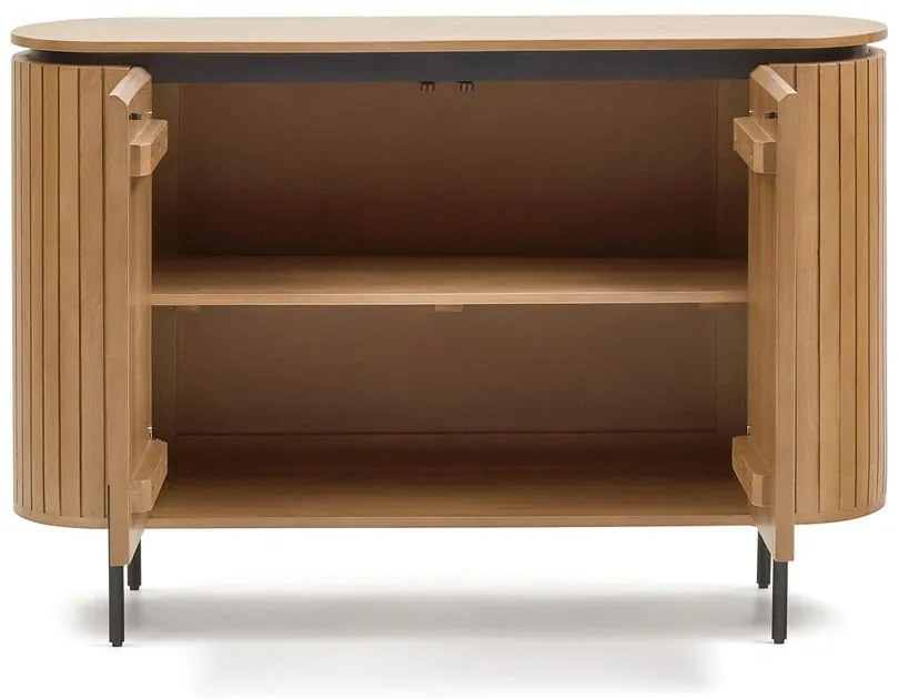 Niska komoda z litego drewna mango 120x80 cm Licia – Kave Home