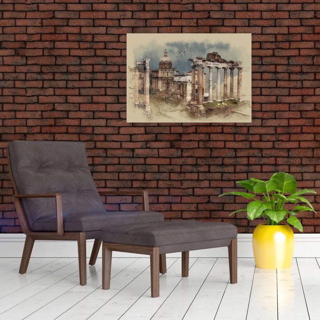 Obraz - Forum Romanum, Rzym, Włochy (70x50 cm)