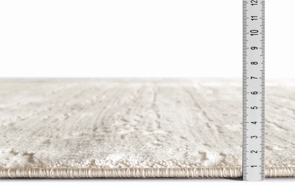 Dywan nowoczesny Stella biało-szary 80 cm x 300 cm