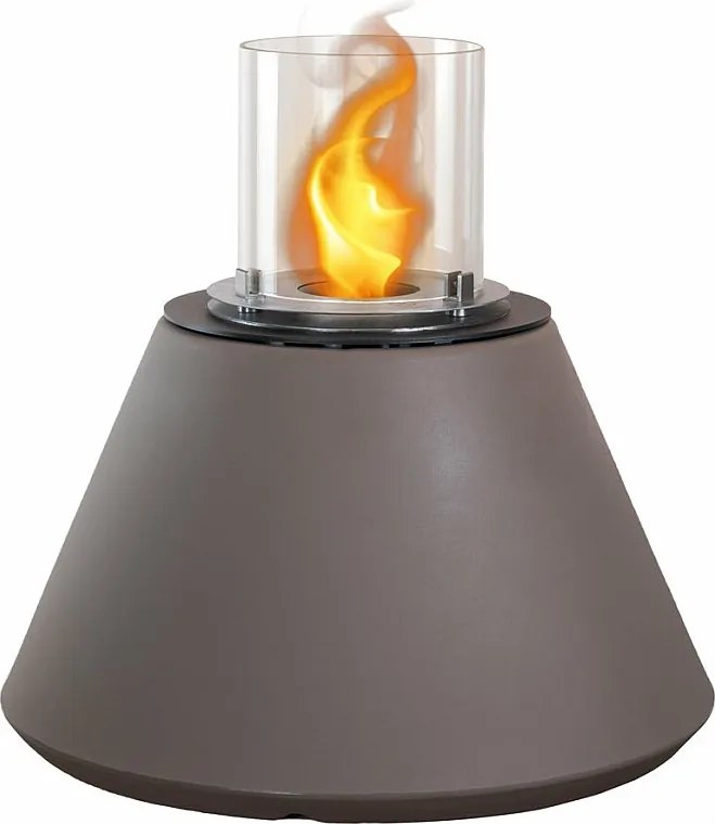 STROMBOLI Kominek bioetanolowy Tortora, wolnostojący palenisko do wewnątrz i na zewnątrz, śr. 60 x wys. 56