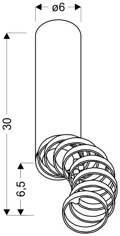 Biała nowoczesna lampa sufitowa - D242-Exin