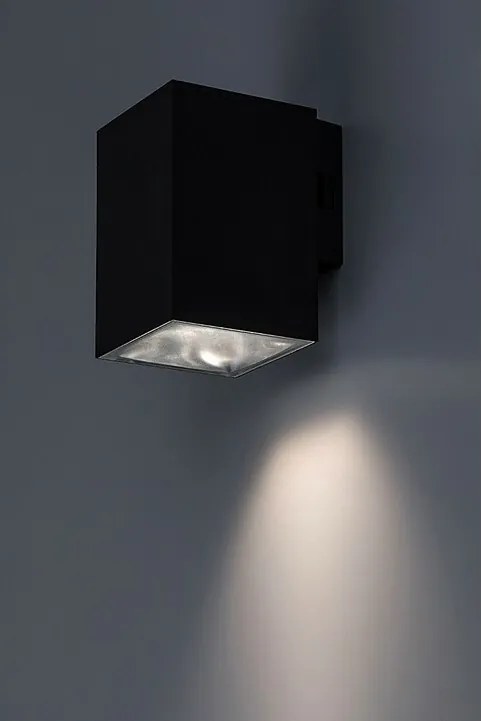 Rabalux 77156 zewnętrzna lampa ścienna LED Urfa, 9 W, IP65, czarny, 11,5 cm
