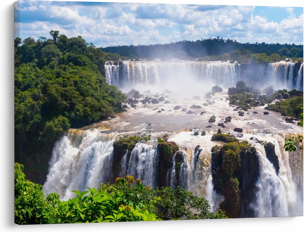 Obraz wodospadu Iguassu (70x50 cm)