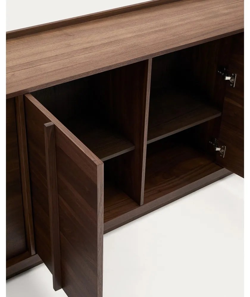 Brązowa komoda w dekorze orzecha 200x80x45 cm Onix – Kave Home