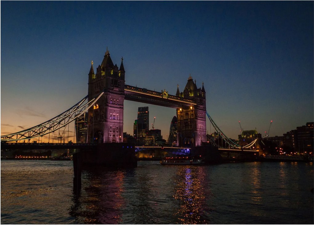 Obraz na szkle - Tower bridge (70x50 cm)
