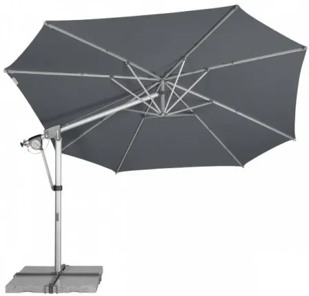 Konstrukcja PROTECT 400P + poszycie - parasol ogrodowy z drążkiem bocznym : Substancja Desen - T840
