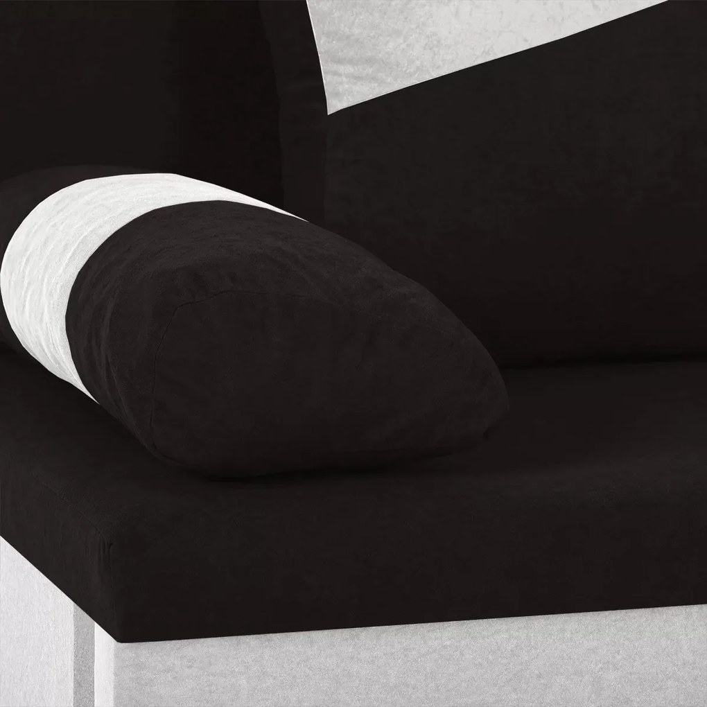 MEGA OKAZJA Narożnik z funkcją spania Polo Alova 68/01 Brązowy/Biały