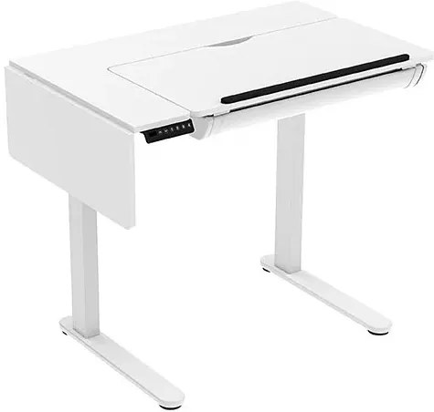 Elektryczne biurko białe kreślarskie N6-T97
