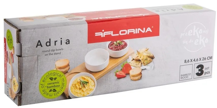 Florina 3-częściowy zestaw do serwowania Adria