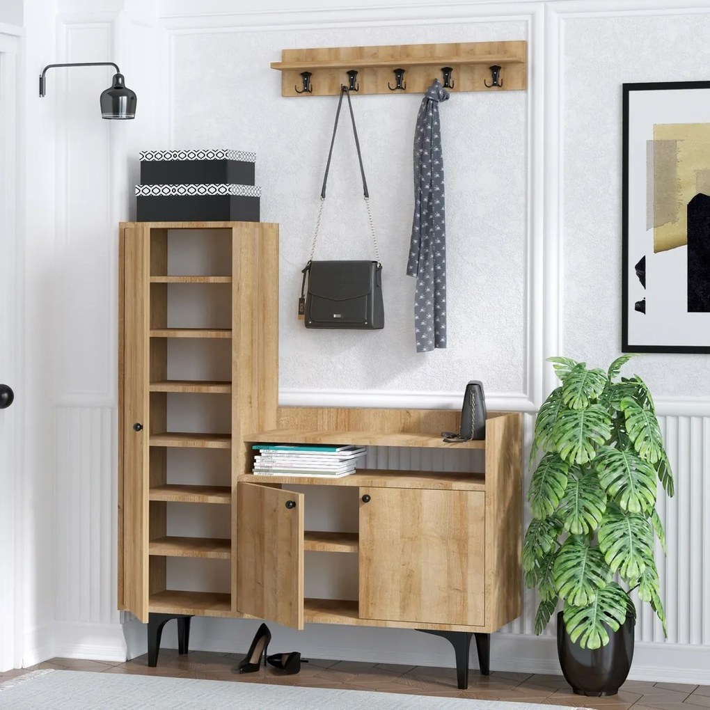 Zestaw do przedpokoju Barney Oak