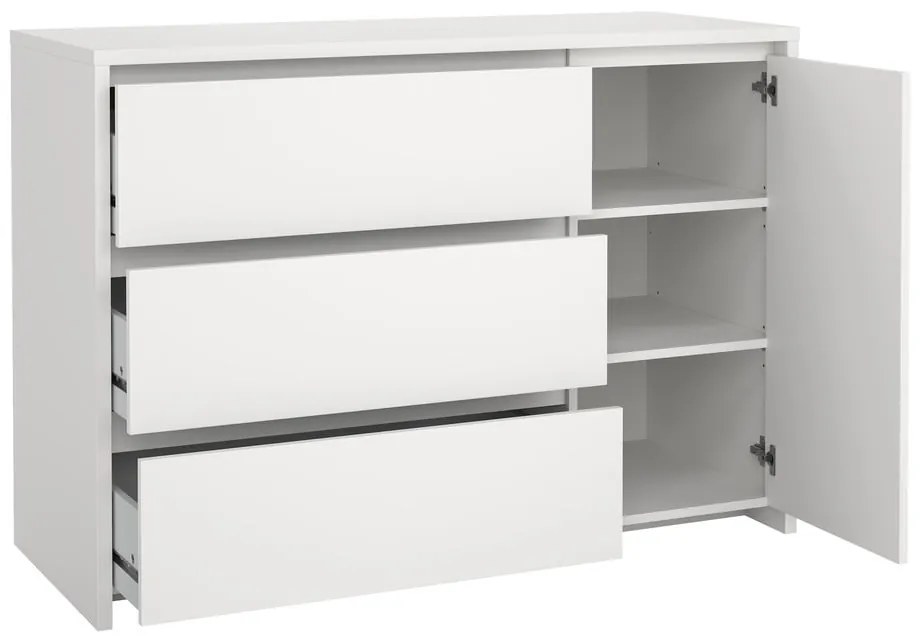 Biała komoda 119x84x48 cm Next – Tvilum