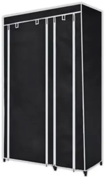 Zestaw 2 czarnych szaf tekstylnych G6-G63