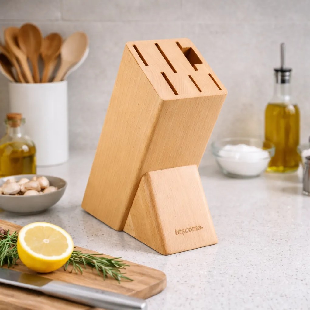 Tescoma Blok NOBLESSE na 6 noży, nożyczki/ ostrzałkę, S