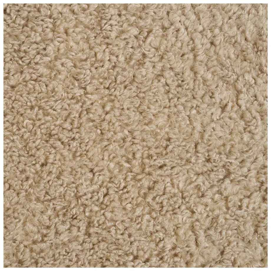 Jasnobrązowy fotel z materiału bouclé Lunaro – House Nordic