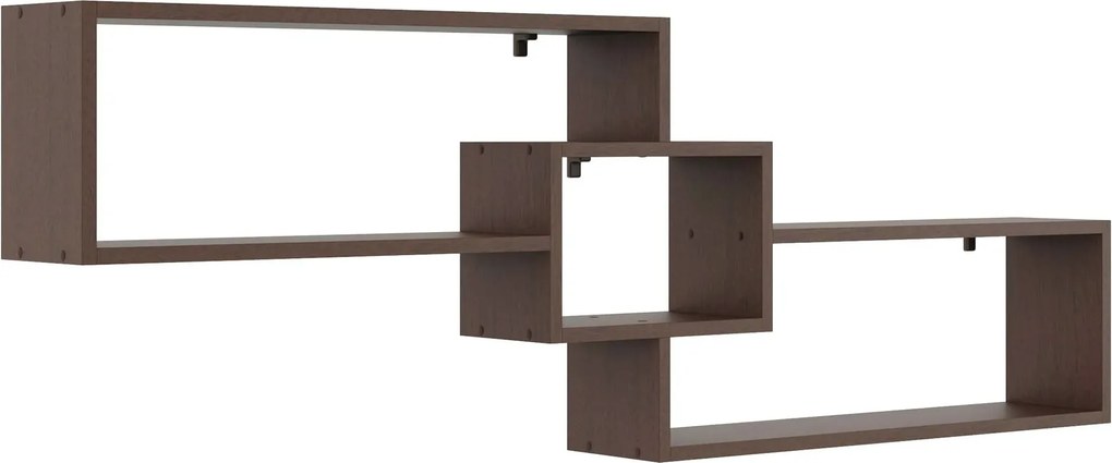 Minimalistyczna półka wisząca wenge D2-R19