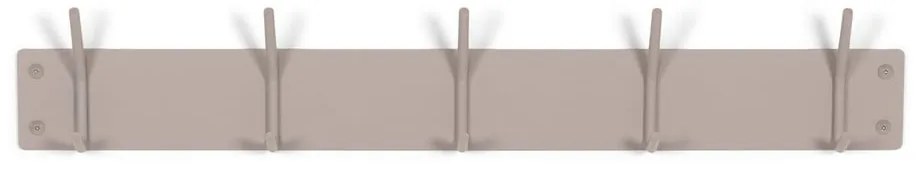 Szarobrązowy metalowy wieszak ścienny 70 cm Fusion – Spinder Design