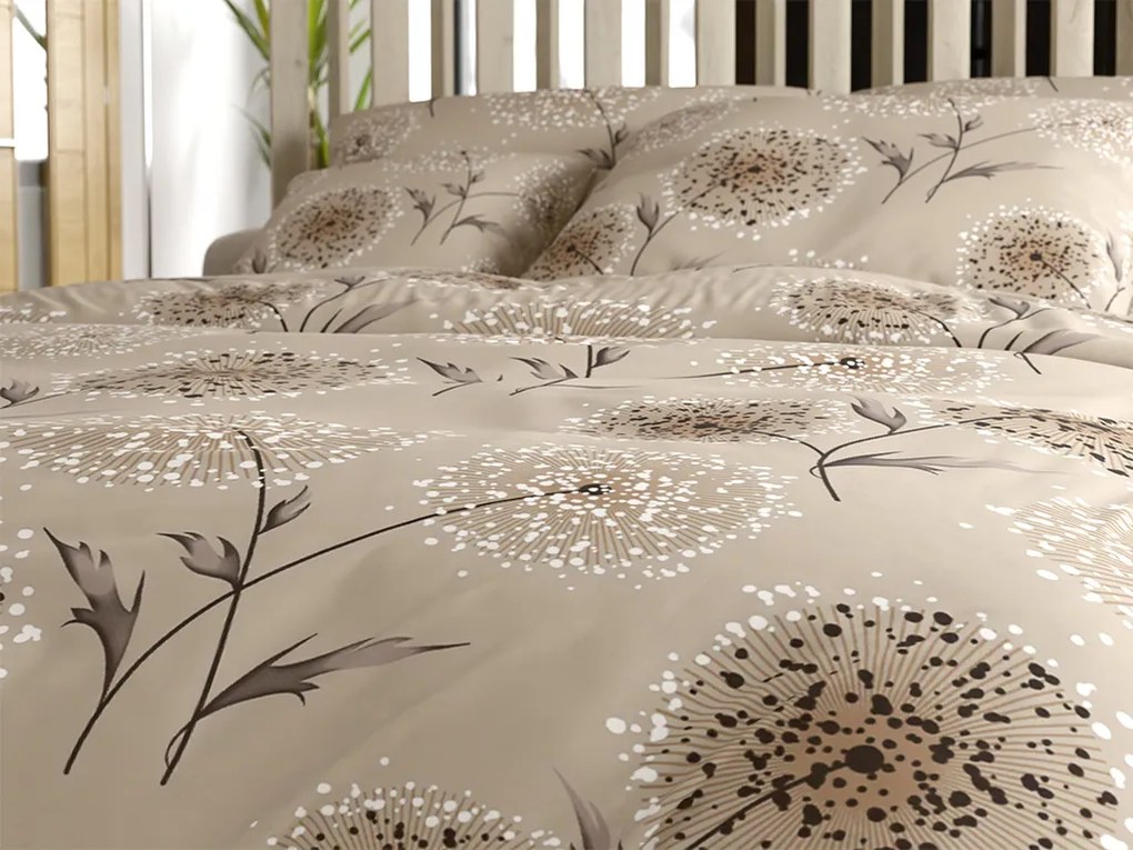 PrzytulneMieszkanie.pl PrzytulneMieszkanie.pl Bawełniana pościel PAMPELINO beżowa Rozmiar pościeli: 70 x 90 cm | 140 x 220 cm