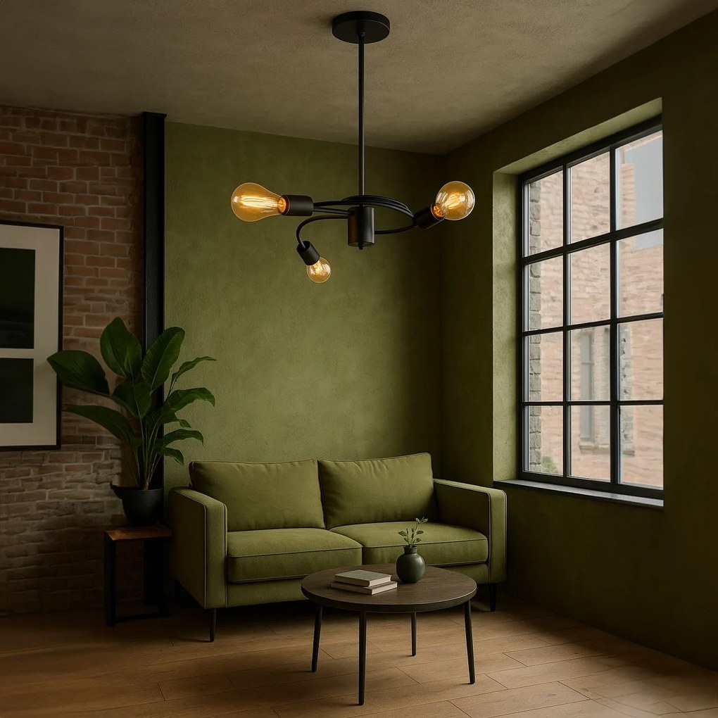 Lampa Sufitowa Loft APP740-3CP