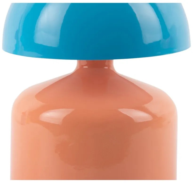 Niebieska/pomarańczowa lampa stołowa LED (wysokość 15 cm) Funky Impetu – Leitmotiv