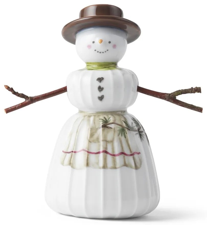Porcelanowa figurka świąteczna (wysokość 9 cm) Hammershøi Snowwife – Kähler Design