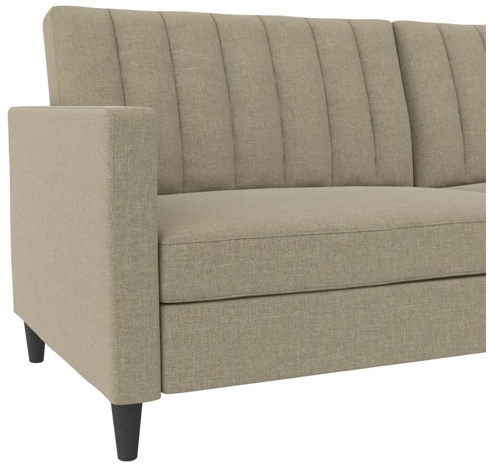 Beżowa rozkładana sofa 86 cm Celine – Støraa