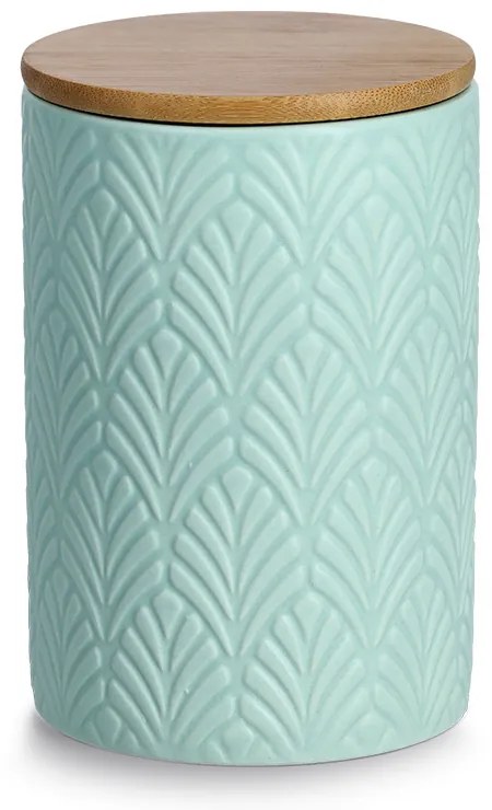 Ceramiczny pojemnik z bambusowym wieczkiem, 720 ml