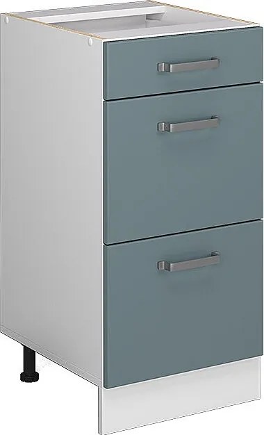 Szafka dolna do kuchni niebiesko-szary 40x46x81.6 r-line