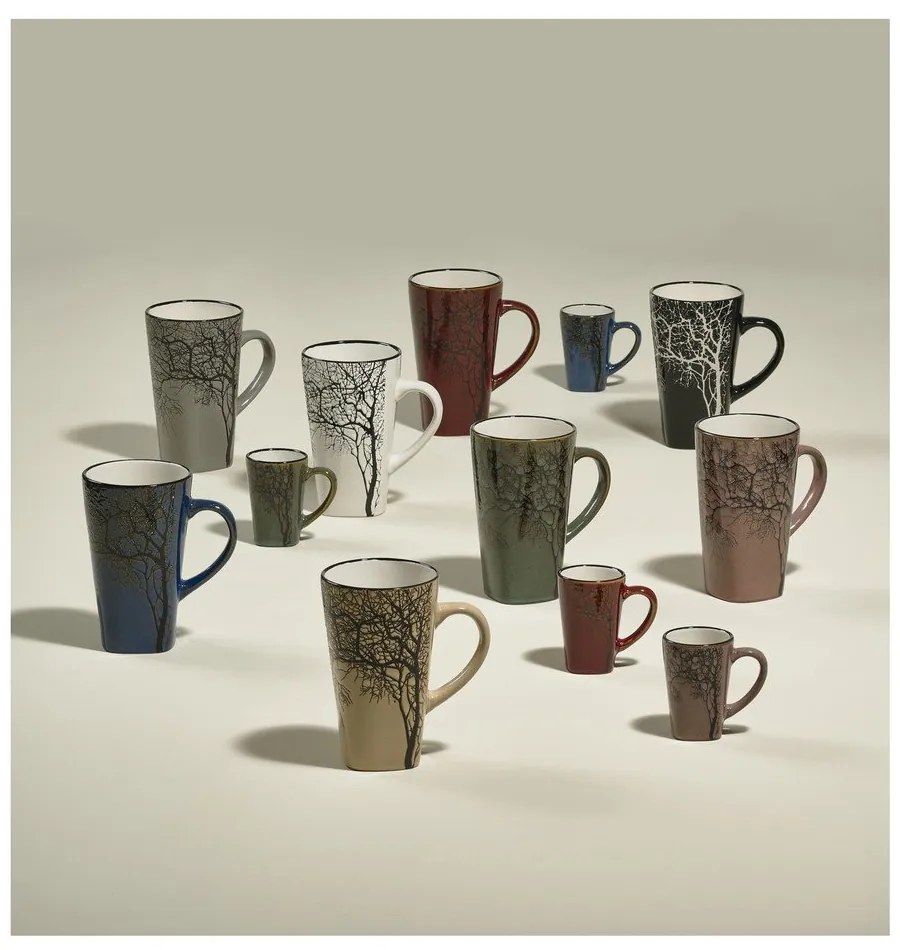 Niebieskie kamionkowe kubki na espresso zestaw 4 szt. 100 ml Hela – Villa Collection