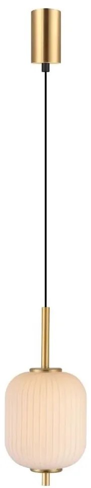 Zuma Line 003064-034751 - Lampa wisząca LED na lince AKARI LED/6,5W/230V, średnica 13 cm, złota