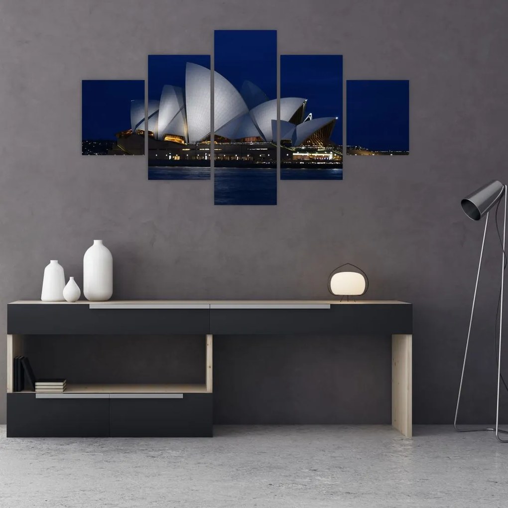 Obraz Sydney w nocy (125x70 cm)