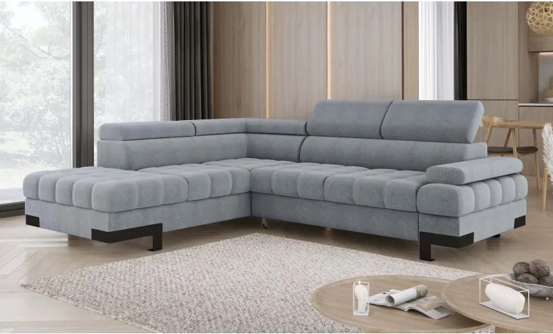 Narożnik SELVA L z funkcją spania i pojemnikiem WERSAL