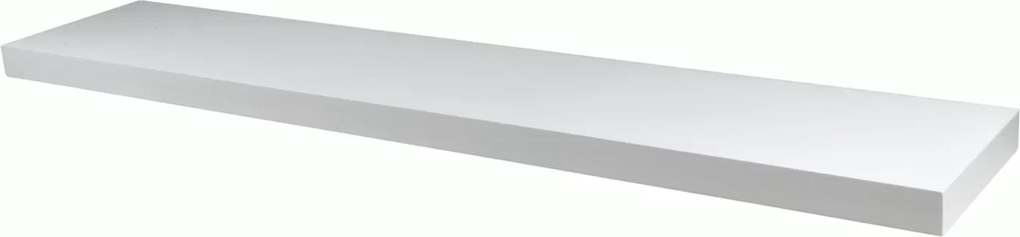 Półka ścienna SHELORA 120x23,5 cm, biała