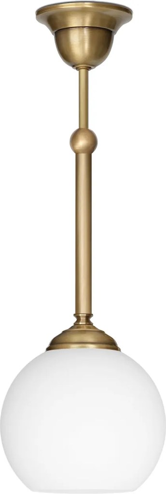 Lampa klasyczna klosz biała kula QC-S1C
