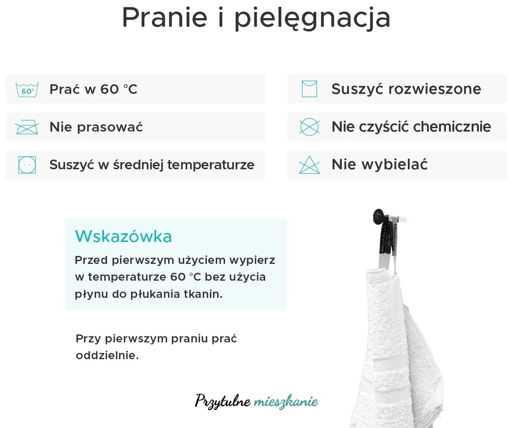 Ręcznik DUAL BASIC 50 x 100 cm morelowy, 100% bawełna