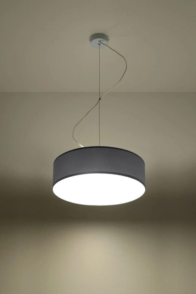 Minimalistyczna lampa wisząca E817-Arens - szary