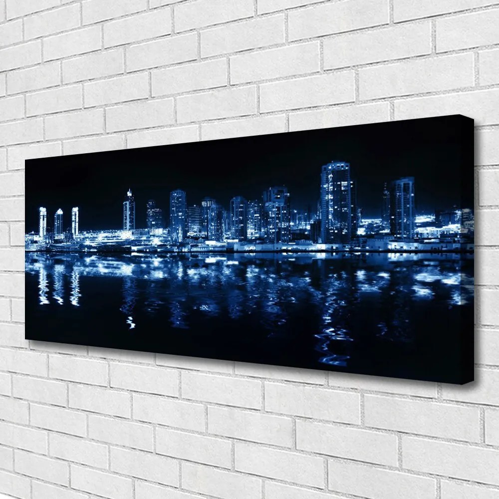Duży obraz na płótnie Panorama Nowoczesnej Metropolii