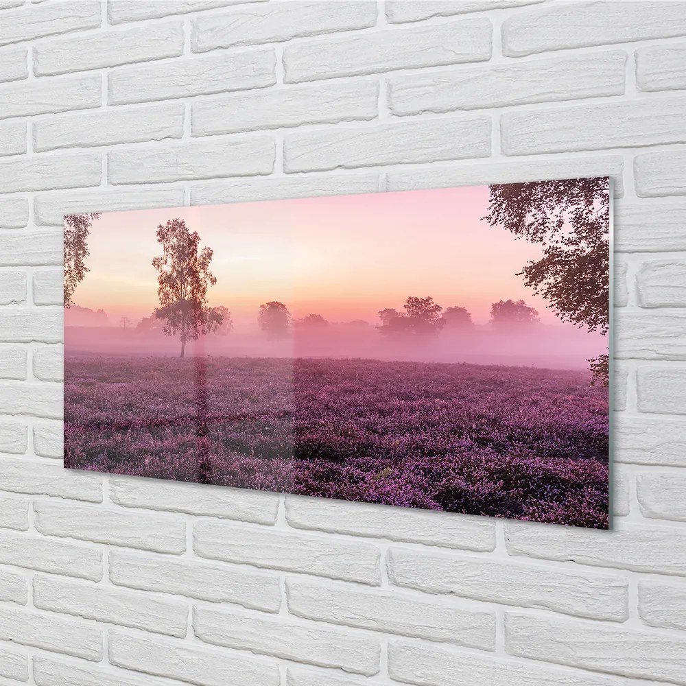 Szklany Panel Koloryt Wrzosowiska