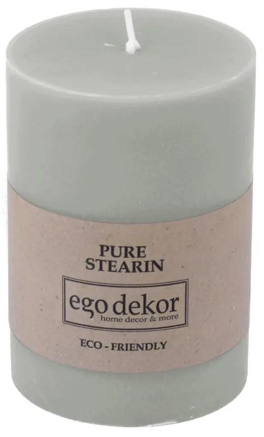 Turkusowoniebieska świeczka Eco candles by Ego dekor Friendly, 37 h