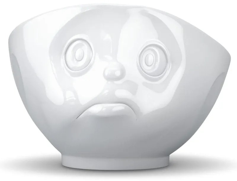 Biała porcelanowa nadąsana miska 58products