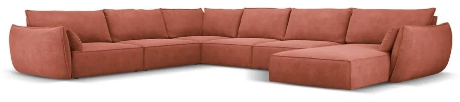 Czerwony narożnik (lewostronny) Vanda – Mazzini Sofas
