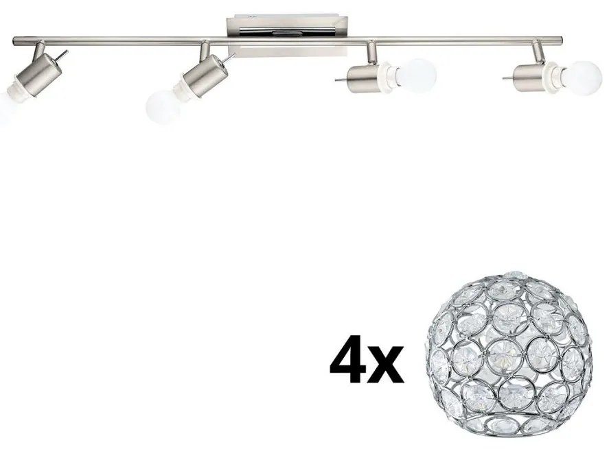 Eglo - LED reflektor MY CHOICE 4xE14/4W/230V chrom