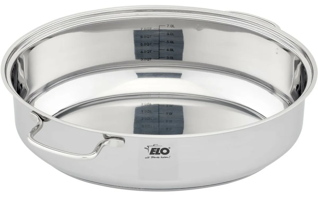 Elo 99938 Brytfanna z pokrywą i rusztem BellaGusto 38 x 27,5 cm