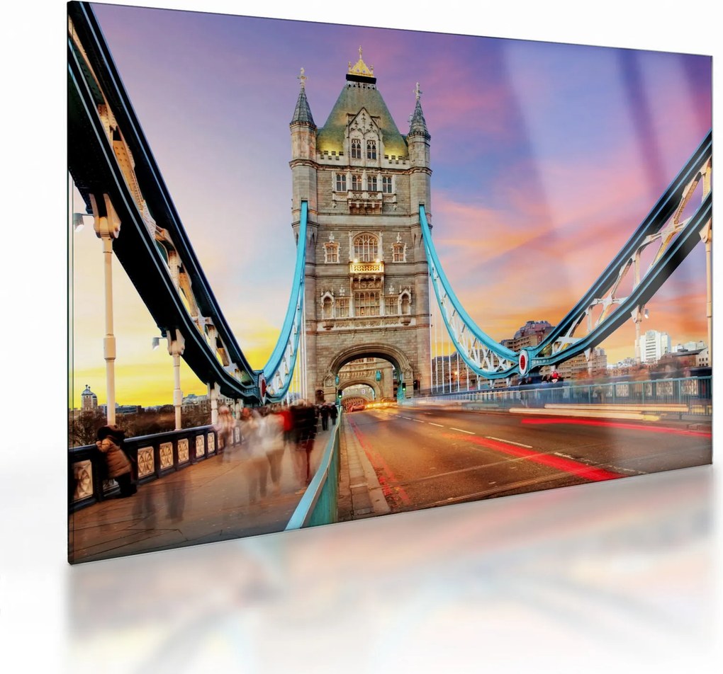 Obraz na szkle - Tower Bridge (70x50 cm)