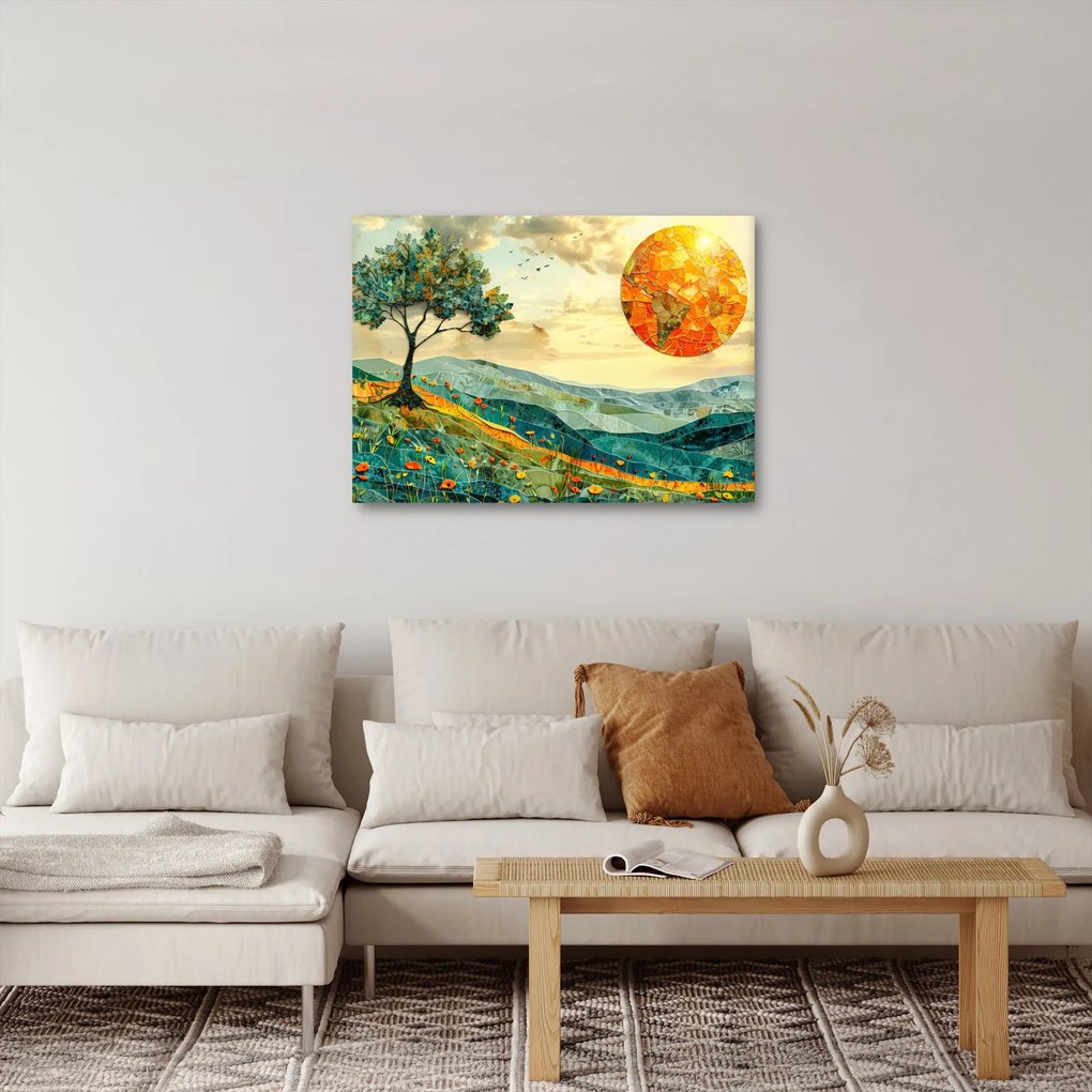 Obraz - Ilustracja krajobrazu (70x50 cm)