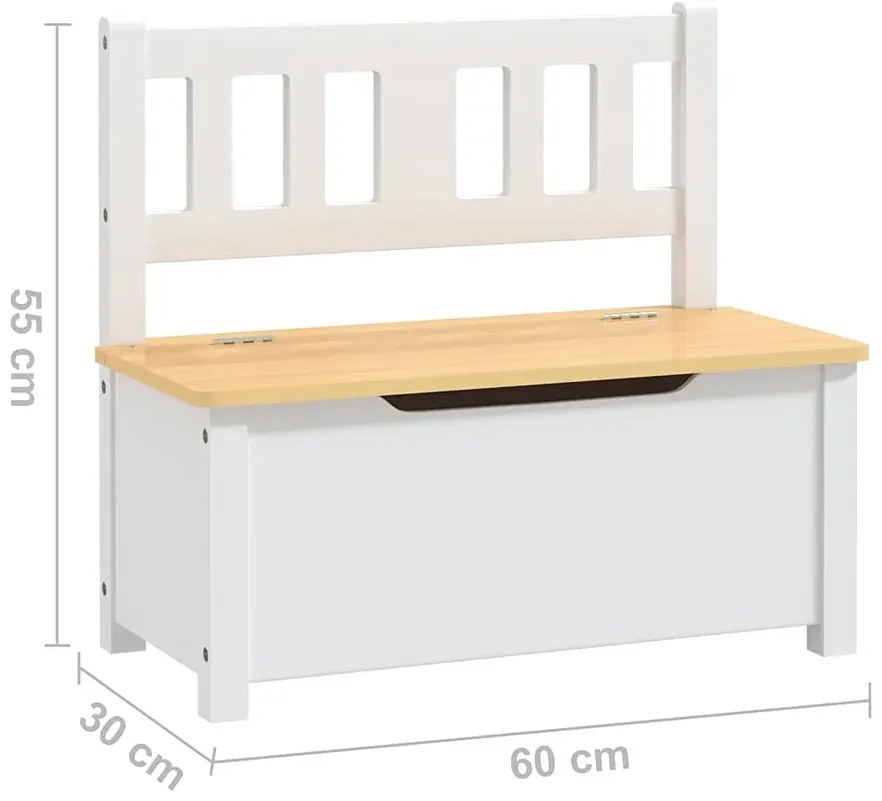 Biało-beżowy 4-częściowy zestaw dziecięcy C1-F90