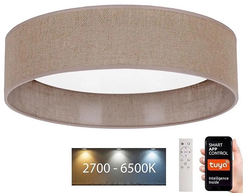 Brilagi - LED Ściemnialne oświetlenie VELVET SMART LED/24W/230V Wi-Fi Tuya + pilot